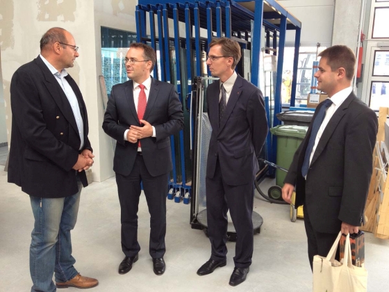 Besuch der Firma Glas Teich in Mühlhausen Mühlhausen Rettigheim